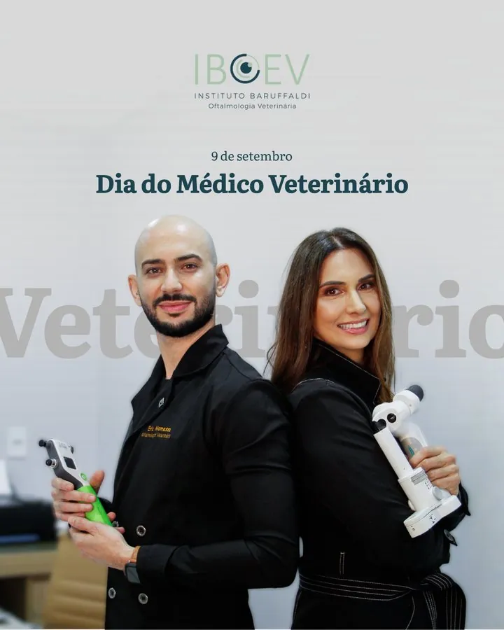 IBOEV — Post do Dia do Médico Veterinário com os oftalmologistas do instituto
